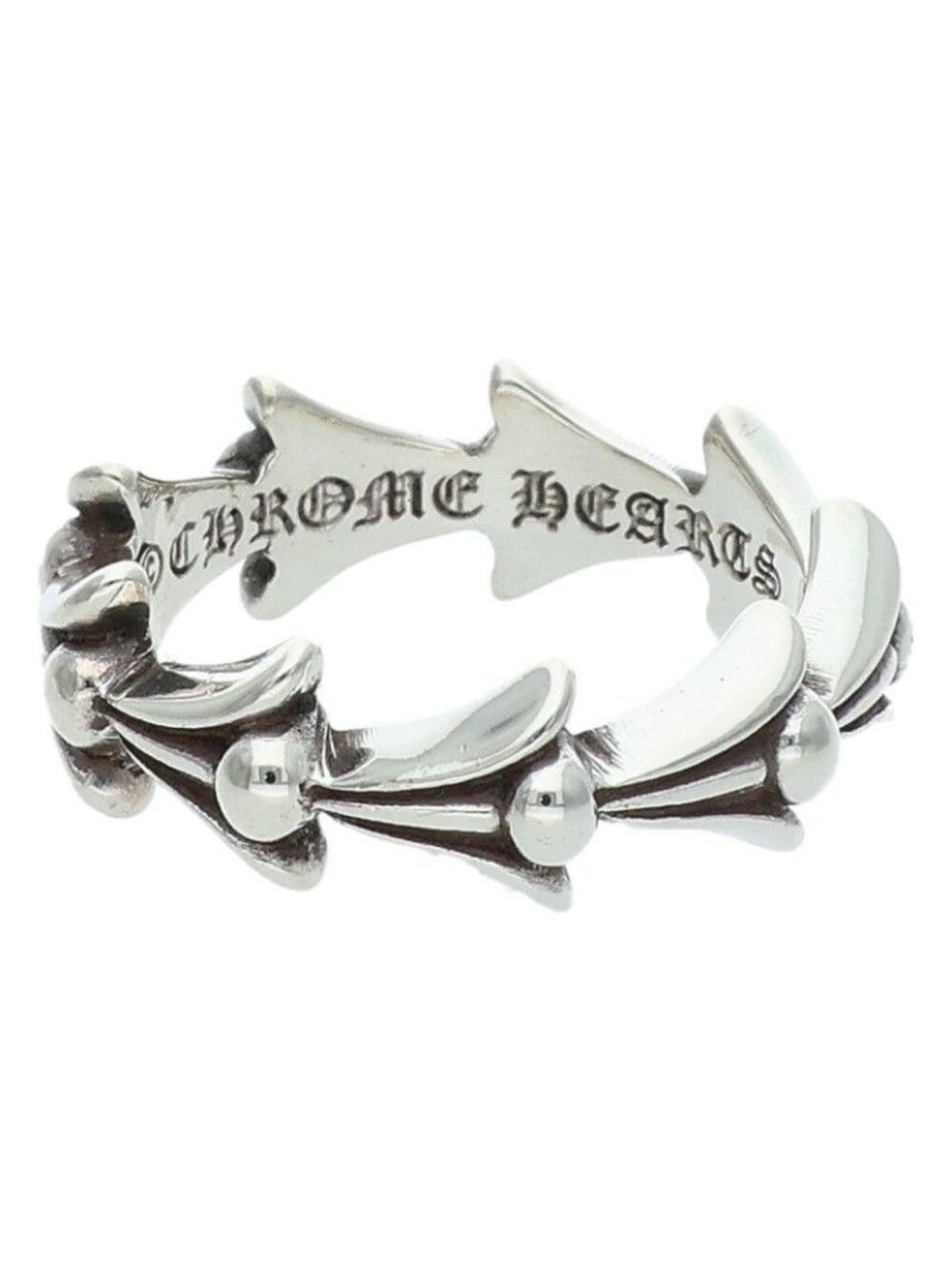 Chrome Hearts Cross Tail Silver Ring